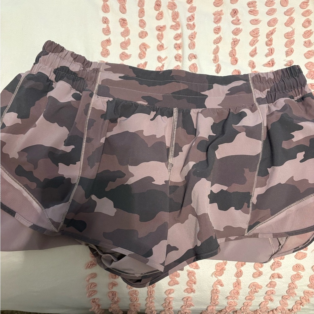 Camo Print Lululemon Athletic Shorts